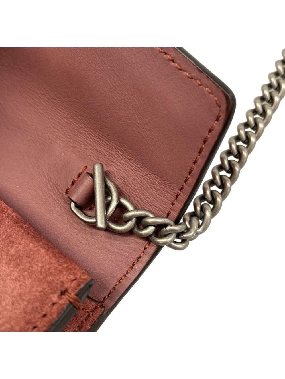 Gucci Shoulder Bag Dionysus Beige Dark Brown Multi Chain Floral Pattern - Picture 11 of 15